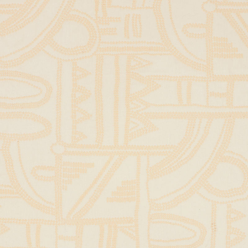 Nadia Matelasse Ivory 71920 by Schumacher Designer Fabric CARAVANNE COTTON 100% ITALY </p><p>Repeat: Horizontal: 26 1/2" (67CM) and Vertical: 24 1/2" (62CM) 52.5 - Swanky Fabrics -