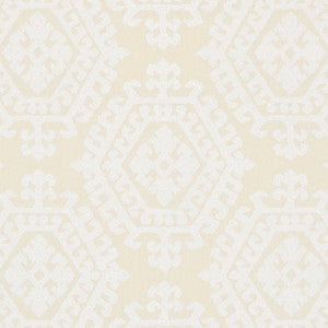 Schumacher Fabric Omar Embroidery Ivory 71940