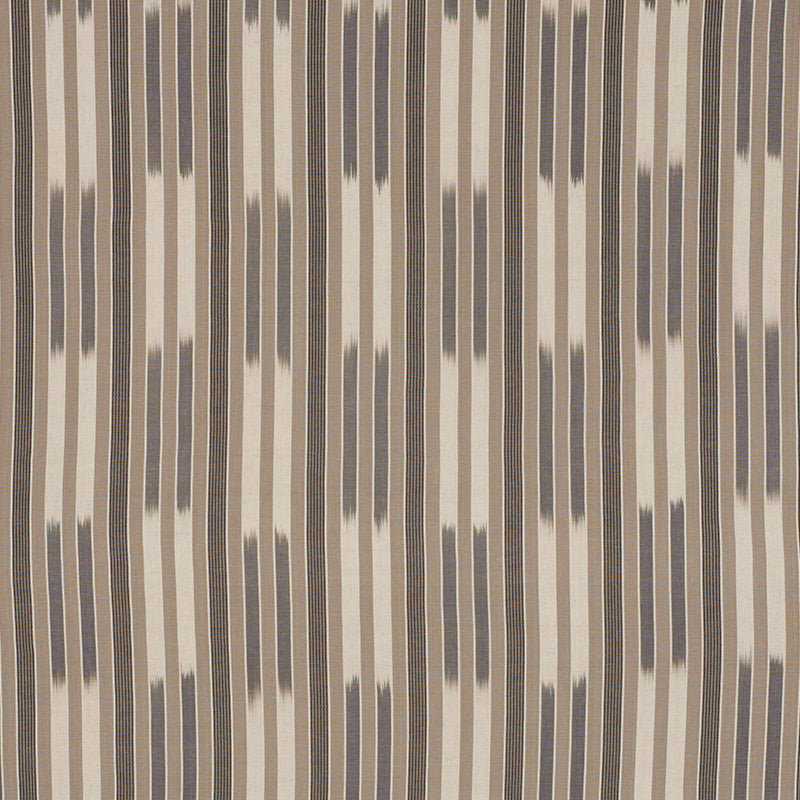 Cusco Ikat Charcoal 71971 by Schumacher Designer Fabric Caravanne 60% Cotton, 40% Linen - Horizontal: 7.625 and Vertical: 12.5 54 - Swanky Fabrics -