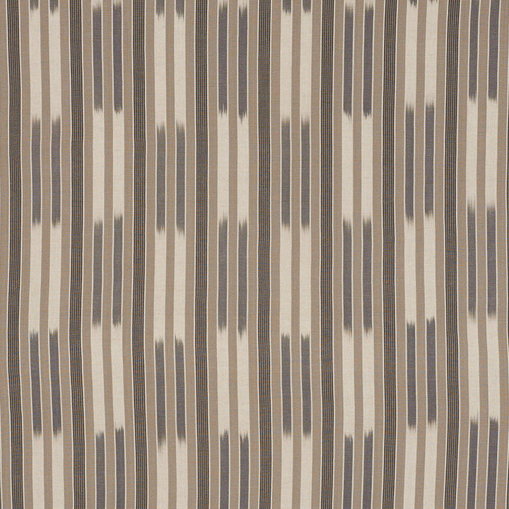Cusco Ikat Charcoal 71971 by Schumacher Designer Fabric Caravanne 60% Cotton, 40% Linen - Horizontal: 7.625 and Vertical: 12.5 54 - Swanky Fabrics -