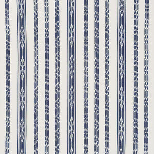 Schumacher Fabric Mariam Ikat Navy 71980