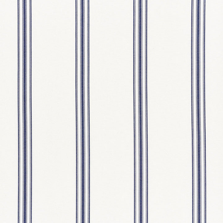 Gainsbourg Navy 72033 by Schumacher Designer Fabric Vogue-Living 63% Cotton, 37% Bamboo - Horizontal: 3.5 and Vertical: - 54.75 - Swanky Fabrics -