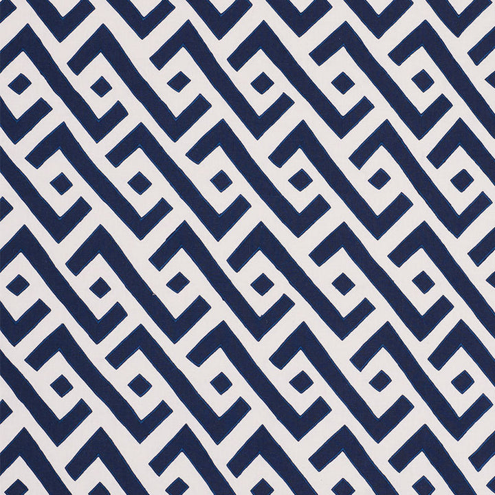 Safari Blue 72040 by Schumacher Designer Fabric MILES REDD II See Sample INDIA - </p><p>Repeat: Horizontal: 26" (66CM) and Vertical: 11 1/2" (29CM) 52" (132CM) - Swanky Fabrics -