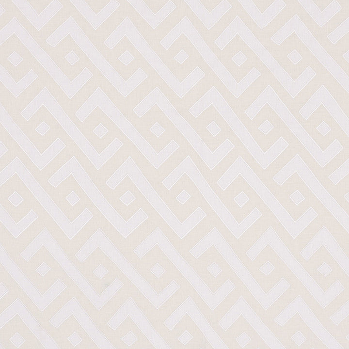 Safari Ivory 72041 by Schumacher Designer Fabric Miles-Redd 96% Linen, 4% Viscose - Horizontal: 26 and Vertical: 11.5 52 - Swanky Fabrics -