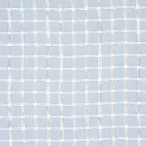 Schumacher Fabric Pauline Check Casement Chambray 72074
