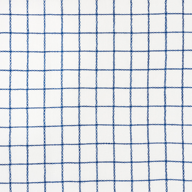 Agnes Sheer Navy 72080 by Schumacher Designer Fabric Vogue-Living 100% Linen - Horizontal: 1.25 and Vertical: 1.25 55 - Swanky Fabrics -