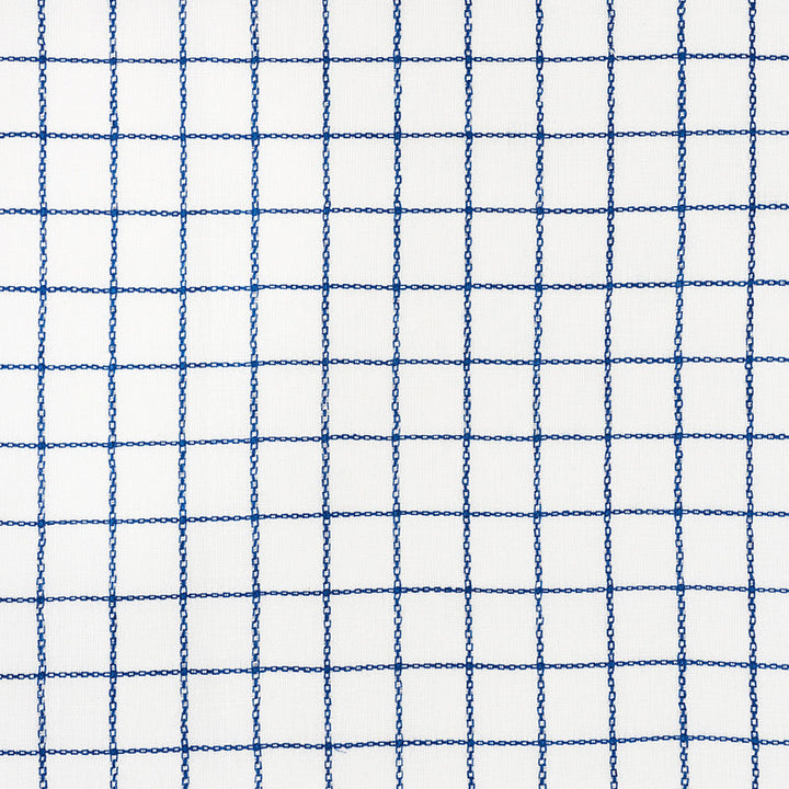 Agnes Sheer Navy 72080 by Schumacher Designer Fabric Vogue-Living 100% Linen - Horizontal: 1.25 and Vertical: 1.25 55 - Swanky Fabrics -