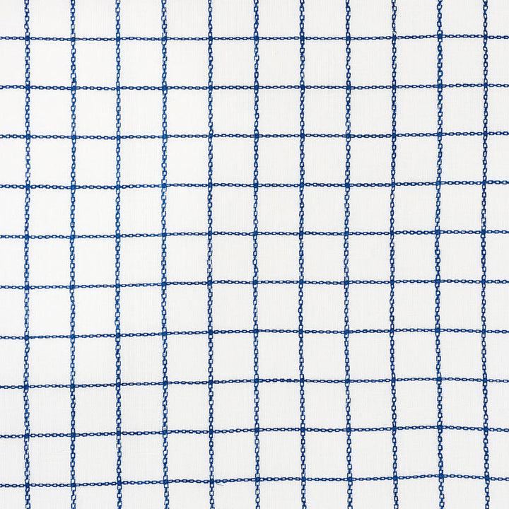 Agnes Sheer Navy 72080 by Schumacher Designer Fabric VOGUE LIVING LINEN 100% INDIA </p><p>Repeat: Horizontal: 1 1/4" (3CM) and Vertical: 1 1/4" (3CM) 55 - Swanky Fabrics -