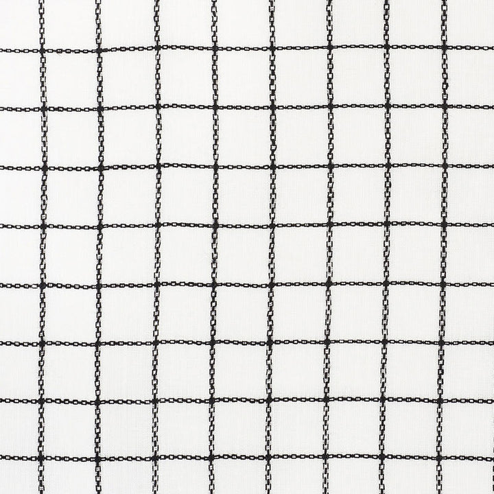 Agnes Sheer Blackwork 72082 by Schumacher Fabric Schumacher Fabric Agnes Sheer Blackwork 72082Fabric LINEN 100% INDIA </p><p>Repeat: H: HORZ. 1 1/4" (3CM) , V: VERT. 1 1/4" (3CM) 55 - Fabric Carolina -