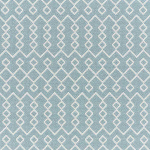 Schumacher Fabric Bricolette Sky 72111