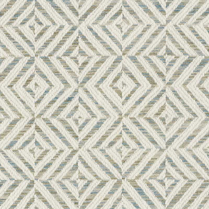 Jubilee Sky 72150 by Schumacher Designer Fabric ESSENTIALS: MID-SCALE UPHOLSTERY See Sample UNITED STATES OF AMERICA - </p><p>Repeat: Horizontal: 2 3/8" (6CM) and Vertical: 3 1/2" (9CM) 55" (140 CM) - Swanky Fabrics -