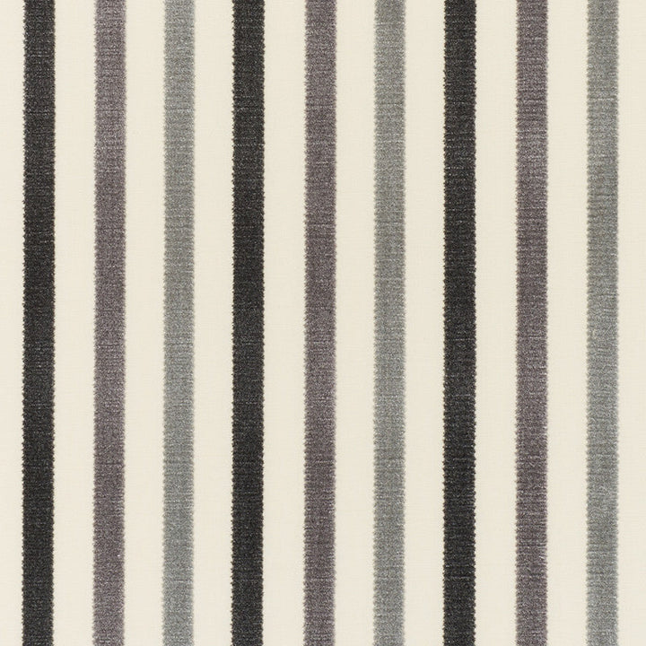 Le Matelot Charcoal 72293 by Schumacher Designer Fabric French-Revolution 54% Viscose, 28% Cotton, 18% Polyester - Horizontal: 3 and Vertical: - 54.25 - Swanky Fabrics -