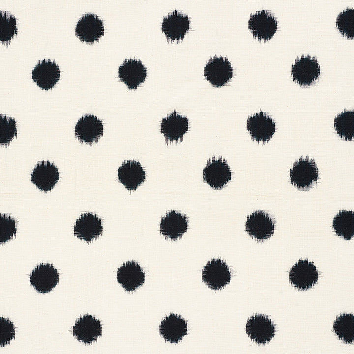 Sakuru Ikat Black 72342 by Schumacher Designer Fabric Mingei 100% Cotton - Horizontal: 5.125 and Vertical: 6 45 - Swanky Fabrics -