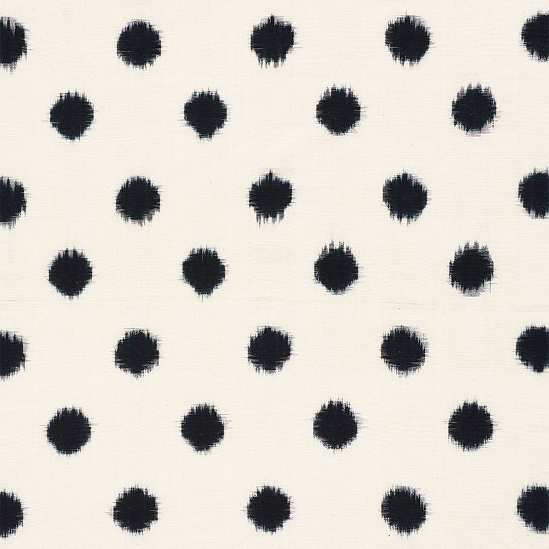 Sakuru Ikat Black 72342 by Schumacher Fabric Schumacher Fabric Sakuru Ikat Black 72342Fabric COTTON 100% INDIA </p><p>Repeat: H: HORZ. 5 1/8" (13CM) , V: VERT. 6" (15CM) 45 - Fabric Carolina -