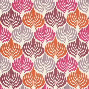 Schumacher Fabric Kimono Ikat Berry 72590