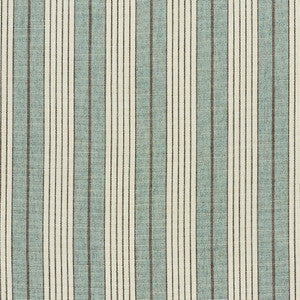 Schumacher Fabric Horst Stripe Sky 72603