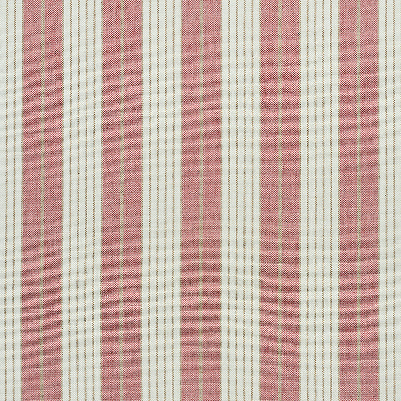 Horst Stripe Rose 72604 by Schumacher Designer Fabric VOGUE LIVING VISCOSE 45% COTTON 23% ITALY MARTINDALE 35,000 </p><p>Repeat: Horizontal: 4 1/4" (11CM) and Vertical: 55 - Swanky Fabrics -