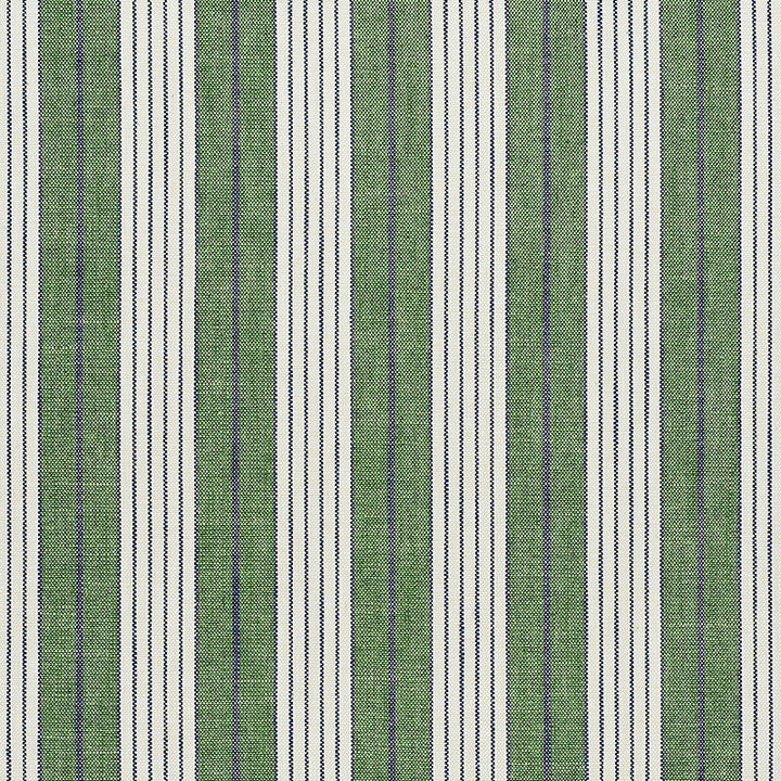 Horst Stripe Green 72605 by Schumacher Designer Fabric VOGUE LIVING VISCOSE 45% COTTON 23% ITALY MARTINDALE 35,000 </p><p>Repeat: Horizontal: 4 1/4" (11CM) and Vertical: 55 - Swanky Fabrics -