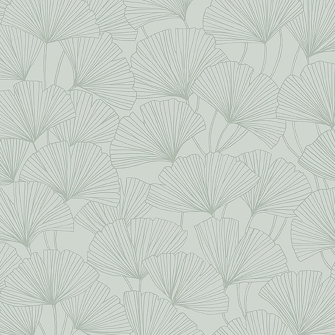 Schumacher Wallcovering Ginkgo - Mineral