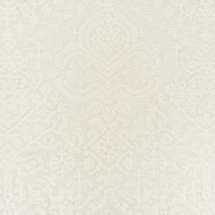 Camilla Sheer Ivory 72660 by Schumacher Designer Fabric Essentials-Sheers-Casements 53% Linen, 27% Polyester, 20% Cotton - Horizontal: 21.75 and Vertical: 31.25 52.5 - Swanky Fabrics -