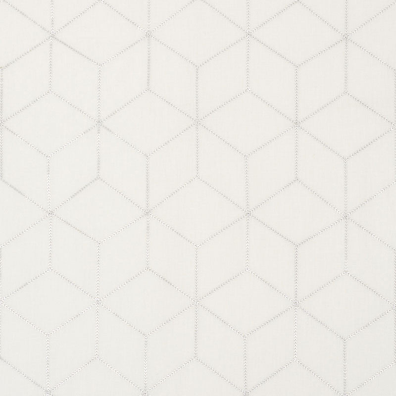 Atria Silver 72670 by Schumacher Designer Fabric SHEERS & CASEMENTS III LINEN 90% ACRYLIC SEQUINS 7% INDIA </p><p>Repeat: Horizontal: 4" (10CM) and Vertical: 7 3/4" (20CM) 51 - Swanky Fabrics -