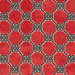Schumacher Fabric Octavia Velvet Ruby 72796