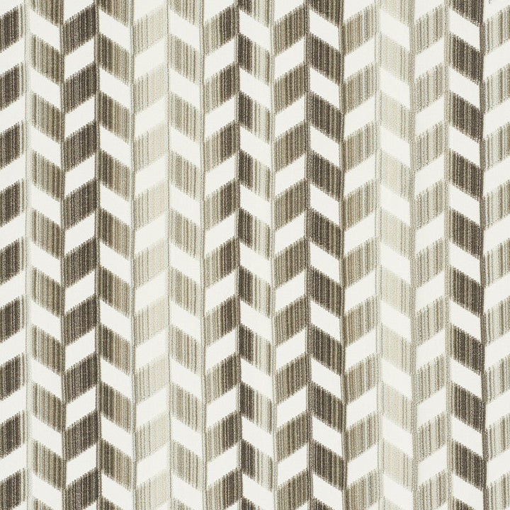 Chevron Strie Velvet Stone 72810 by Schumacher Designer Fabric Cut-Patterned-Velvets 55% Polyester, 45% Cotton Martindale 60,000 Horizontal: 26.5 and Vertical: 2.25 53.5 - Swanky Fabrics -