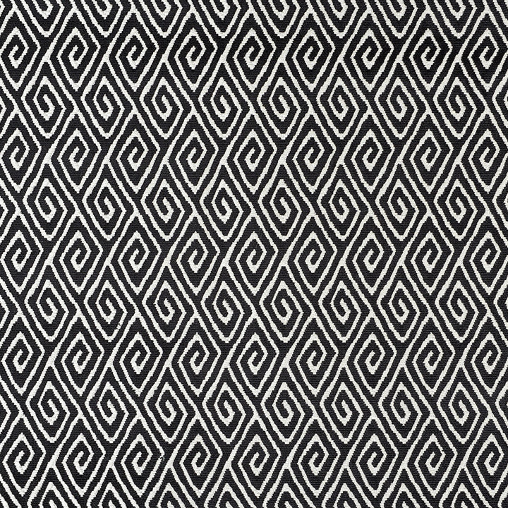 Diamante Velvet Onyx 72831 by Schumacher Designer Fabric Cut-Patterned-Velvets 71% Viscose, 29% Cotton Wyzenbeek 35,000 Horizontal: 1.75 and Vertical: 3 54 - Swanky Fabrics -