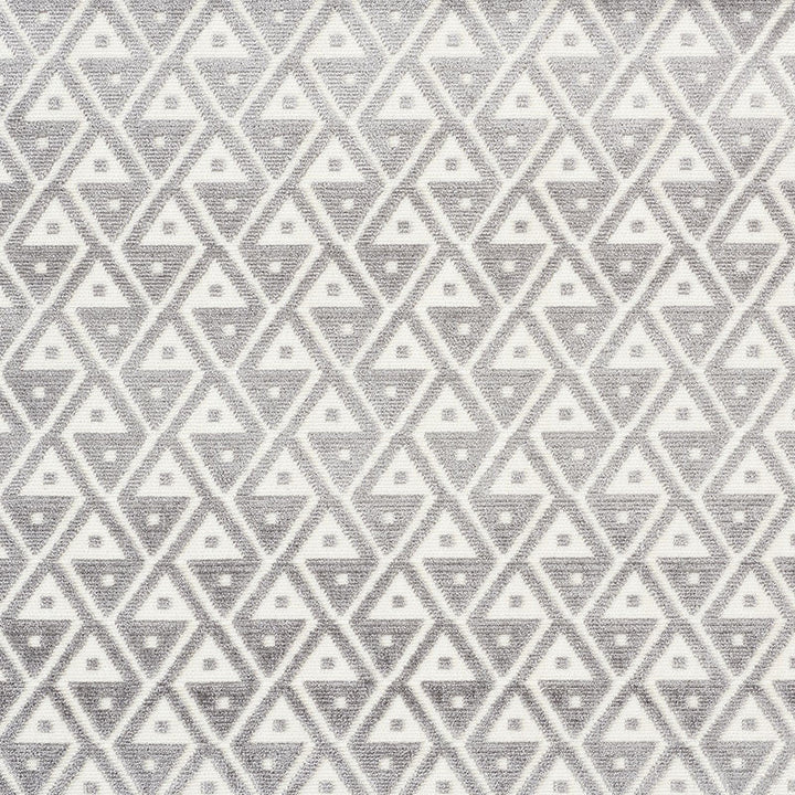 Hoffmann Velvet Silver 72991 by Schumacher Fabric Schumacher Fabric Hoffmann Velvet Silver 72991Fabric VISCOSE 56% INDIA </p><p>Repeat: H: HORZ. 2" (5CM) , V: VERT. 2" (5CM) 54 - Fabric Carolina -