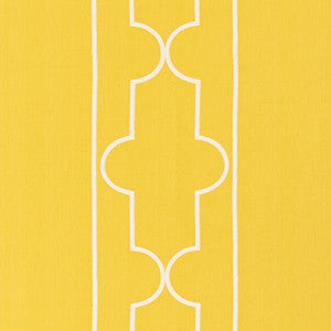 Schumacher Fabric Limitless Lattice Yellow 73072