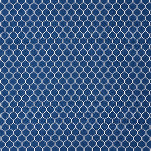 Schumacher Fabric Fishnet Marine 73093