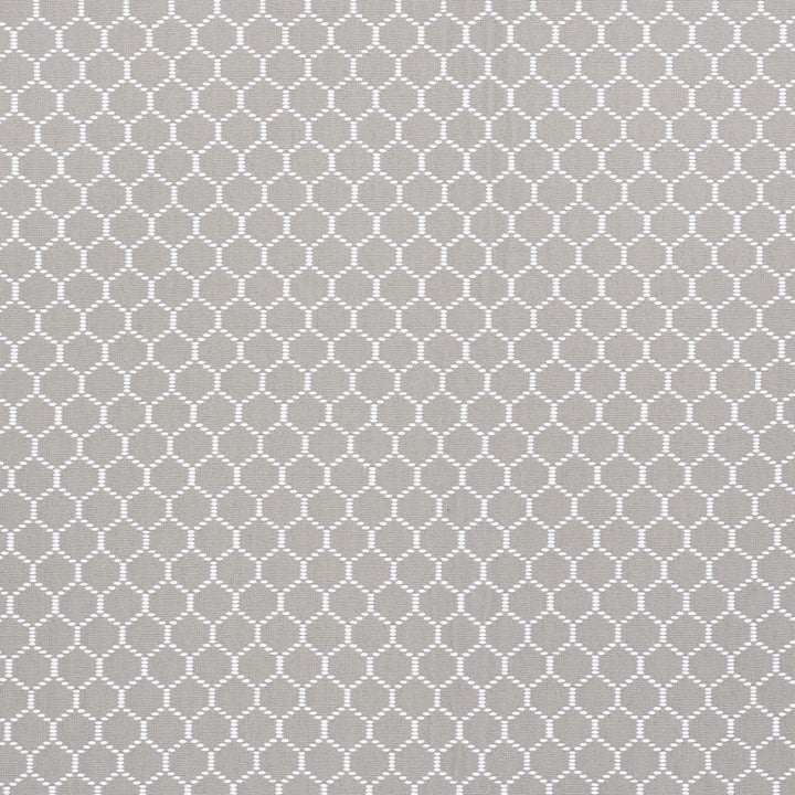 Fishnet Grey 73094 by Schumacher Designer Fabric ORIENT EXPRESS See Sample INDIA - </p><p>Repeat: Horizontal: 5/8" (2CM) and Vertical: 1" (3CM) 57 1/2" (146CM) - Swanky Fabrics -