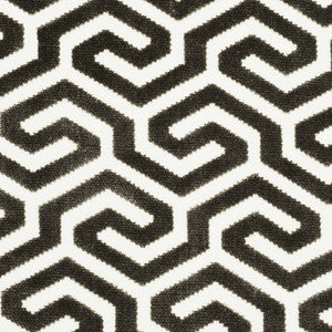 Schumacher Fabric Ming Fret Velvet Taupe 73101