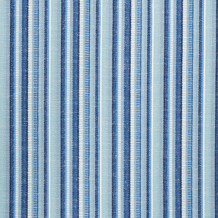 Primavera Stripe Sea 73112 by Schumacher Designer Fabric Indooroutdoor-Ii-Prints-Wovens 100% Dralon Martindale 25,000 Horizontal: 3.375 and Vertical: - 55.25 - Swanky Fabrics -