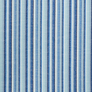 Schumacher Fabric Primavera Stripe Sea 73112