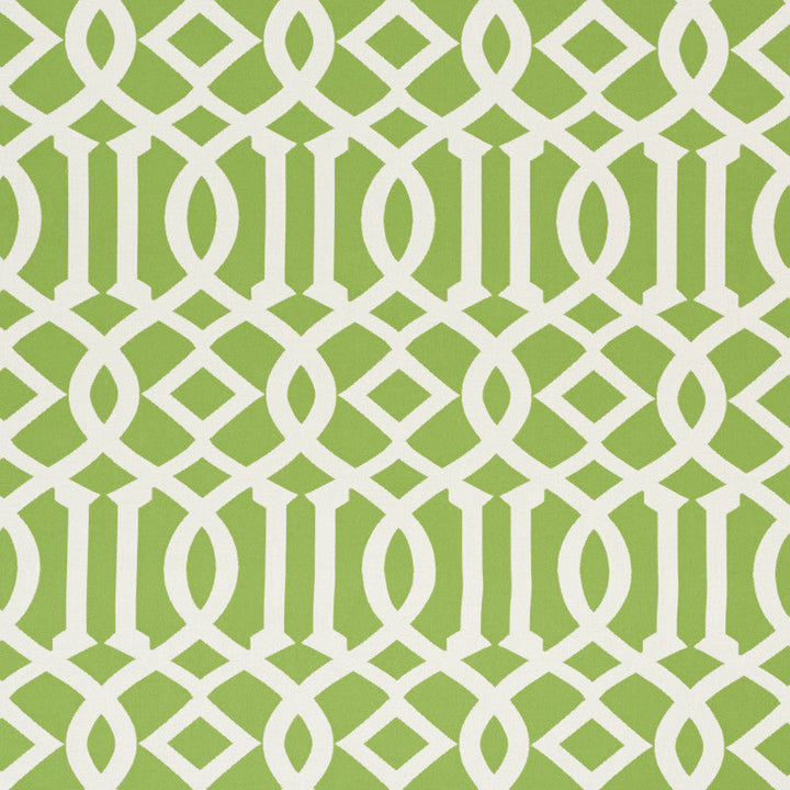 Imperial Trellis Indoor/Outdoor Leaf 73160 by Schumacher Designer Fabric Indooroutdoor-Ii-Prints-Wovens 100% Polyester Wyzenbeek 30,000 Horizontal: 7 and Vertical: 12.25 54.75 - Swanky Fabrics -