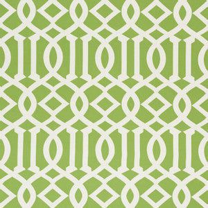 Schumacher Fabric Imperial Trellis Indoor/Outdoor Leaf 73160