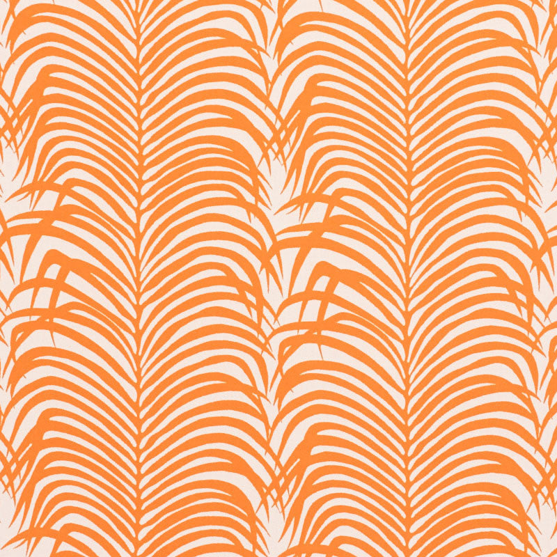 Zebra Palm Indoor/Outdoor Orange 73172 by Schumacher Fabric Schumacher Fabric Zebra Palm Indoor/Outdoor Orange 73172Fabric POLYESTER 100% UNITED STATES OF AMERICA </p><p>Repeat: H: HORZ. 13 3/4" (35CM), V: VERT. 17 1/2" (44CM) 54.5 - Fabric Carolina -