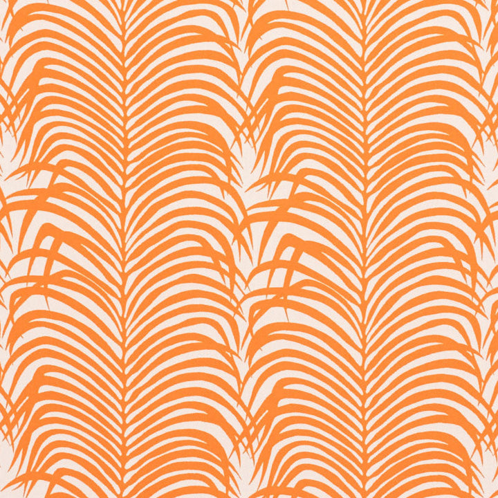 Zebra Palm Indoor/Outdoor Orange 73172 by Schumacher Fabric Schumacher Fabric Zebra Palm Indoor/Outdoor Orange 73172Fabric POLYESTER 100% UNITED STATES OF AMERICA </p><p>Repeat: H: HORZ. 13 3/4" (35CM), V: VERT. 17 1/2" (44CM) 54.5 - Fabric Carolina -