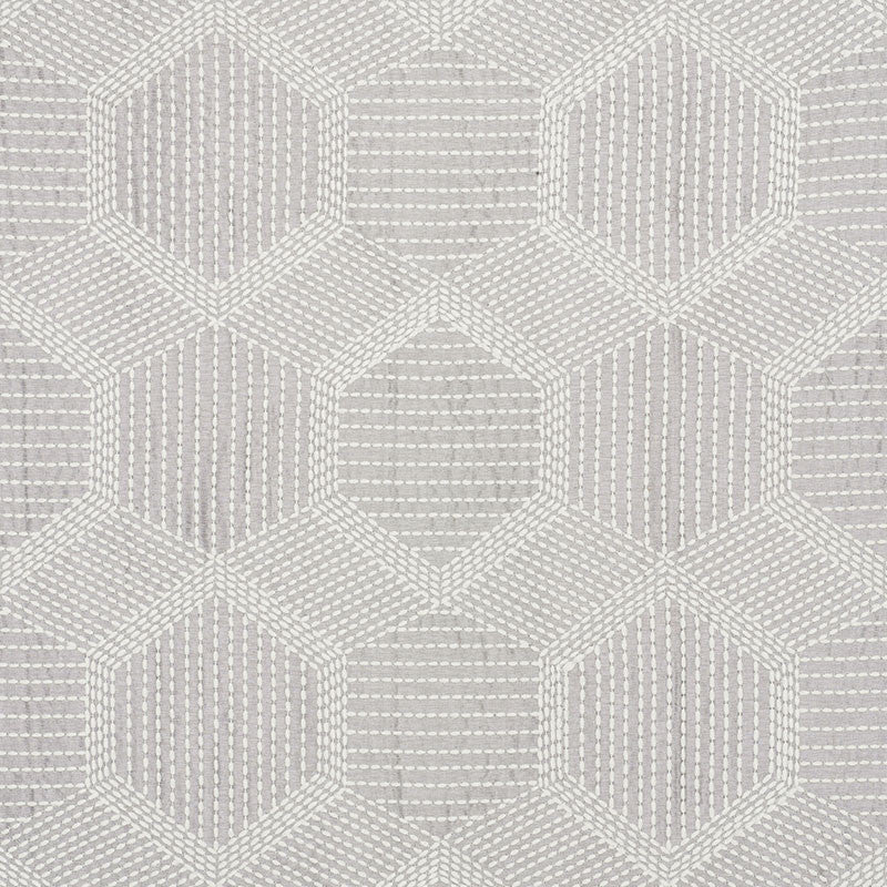 Tortuga Embroidery Grey 73201 by Schumacher Designer Fabric AU NATUREL See Sample INDIA - </p><p>Repeat: Horizontal: 12 1/4" (31CM) and Vertical: 14 3/4" (37CM) 49 1/2" (126CM) - Swanky Fabrics -