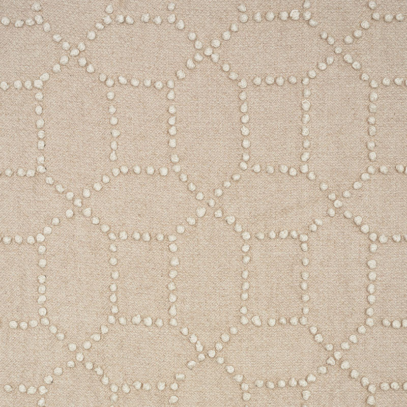 Vento Embroidery Natural 73280 by Schumacher Designer Fabric AU NATUREL See Sample INDIA - </p><p>Repeat: Horizontal: 6 1/4" (16CM) and Vertical: 7 1/4" (18CM) 52" (132CM) - Swanky Fabrics -