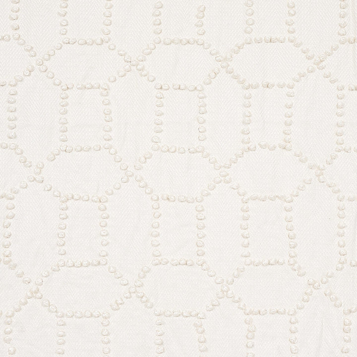 Vento Embroidery Ivory 73281 by Schumacher Designer Fabric NATURA LINEN 25% VISCOSE 75% INDIA </p><p>Repeat: Horizontal: 6 3/5" (17CM ) and Vertical: 7 4/5" (20CM) 50 - Swanky Fabrics -