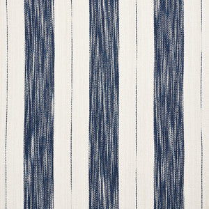 Schumacher Fabric Arroyo Stripe Indigo 73311