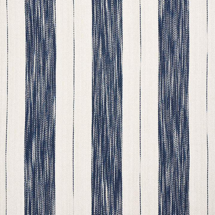 Arroyo Stripe Indigo 73311 by Schumacher Designer Fabric AU NATUREL COTTON 100% INDIA MARTINDALE 35,000 </p><p>Repeat: Horizontal: 9" (23CM) and Vertical: 55 - Swanky Fabrics -