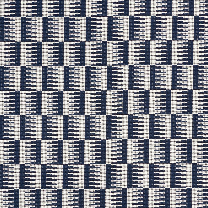 Dovetail Navy 73320 by Schumacher Designer Fabric Indooroutdoor-Ii-Prints-Wovens 100% Dralon Martindale 50,000 Horizontal: 1.5 and Vertical: 3.25 57 - Swanky Fabrics -