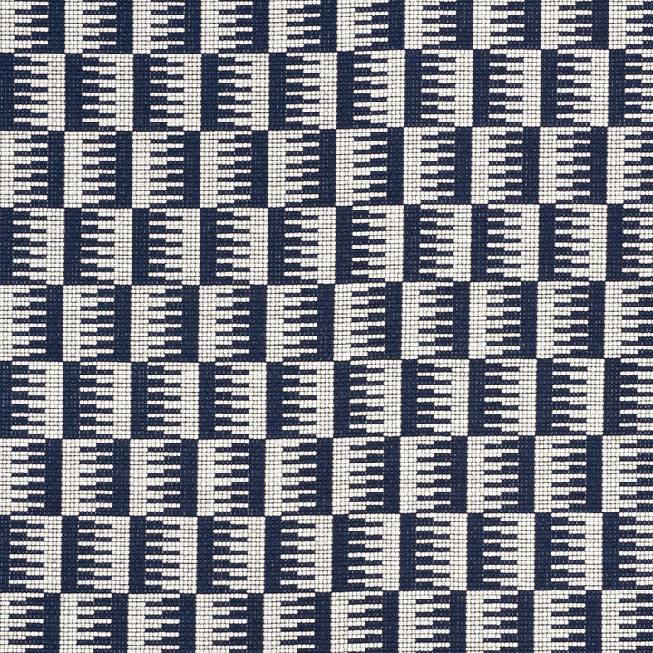 Dovetail Navy 73320 by Schumacher Designer Fabric Indooroutdoor-Ii-Prints-Wovens 100% Dralon Martindale 50,000 Horizontal: 1.5 and Vertical: 3.25 57 - Swanky Fabrics -