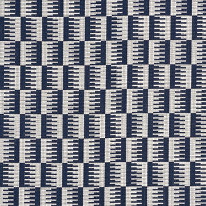 Schumacher Fabric Dovetail Navy 73320