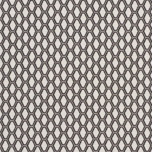 Schumacher Fabric Beehive Graphite 73422