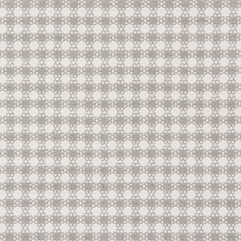 Checkmate Grey 73431 by Schumacher Designer Fabric Happy-Together 53% Cotton, 25% Viscose, 12% Linen, 10% Polyester Martindale 26,000 Horizontal: 1.5 and Vertical: 1 55.5 - Swanky Fabrics -