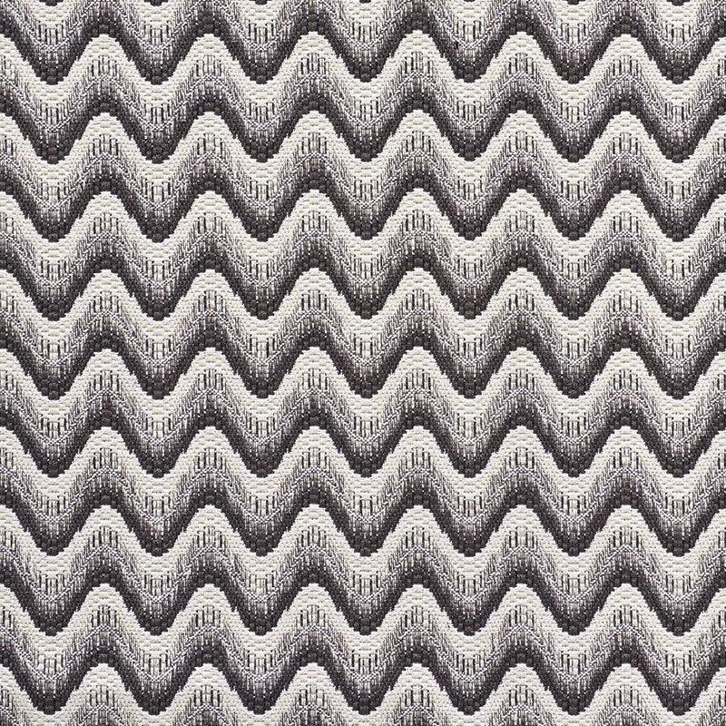 Bargello Wave Graphite 73441 by Schumacher Designer Fabric HAPPY TOGETHER COTTON 49% VISCOSE 30% ITALY MARTINDALE 26,000 </p><p>Repeat: Horizontal: 2 1/4" (6CM) and Vertical: 1 3/4" (4CM) 55.5 - Swanky Fabrics -